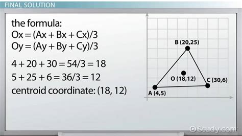 how to find centroid of generic area
